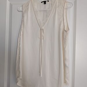 Banana Republic Cream Lace Blouse